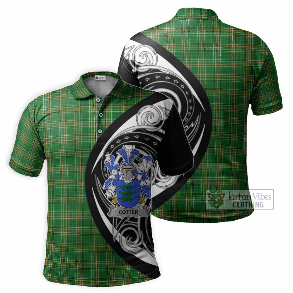 Cotter Irish Clan Polo Shirt Celtic Circle Style - Tartan Vibes Clothing