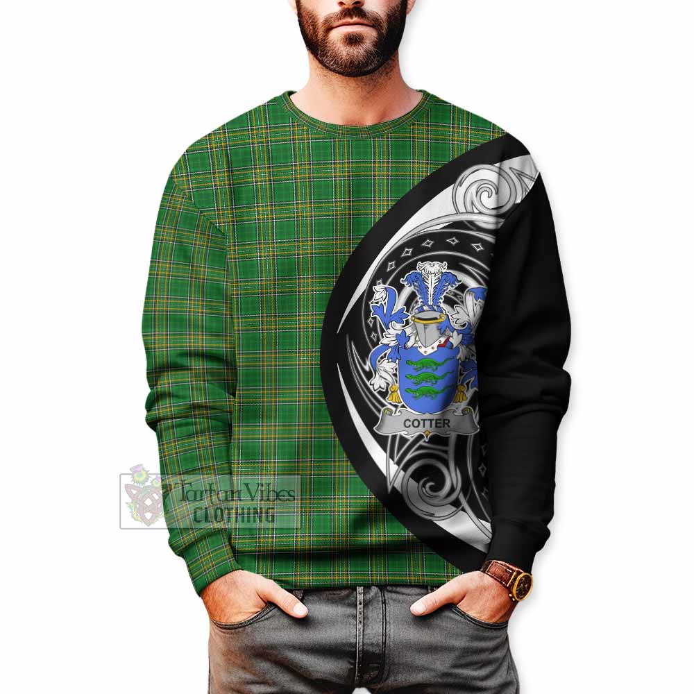 Cotter Irish Clan Sweatshirt Celtic Circle Style - Tartan Vibes Clothing