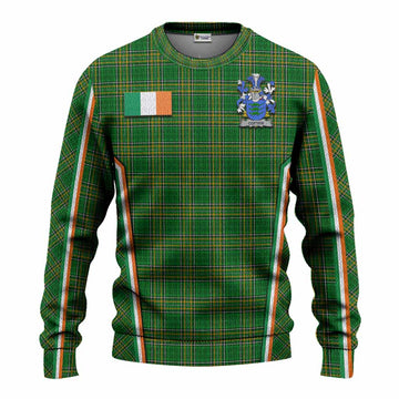 Cotter Irish Clan Coat of Arm Tartan Knitted Sweater Flag Style