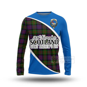 Coull Family Crest Tartan Long Sleeve T-Shirt Celebrate Saint Andrew's Day in Style Unisex - Tartan Vibes Clothing