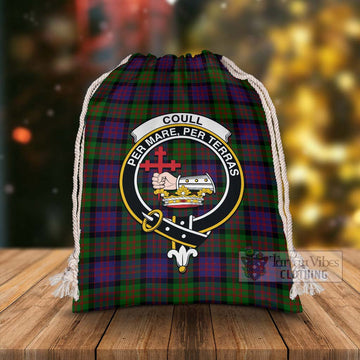 Coull Tartan Christmas Santa's Bag with Family Crest - Tartan Vibes Clothing