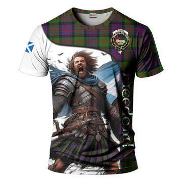 Coull Crest Tartan T-Shirt Inspired by the Freedom of Scottish Warrior