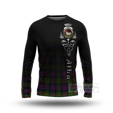 Coull Tartan Long Sleeve T-Shirt Featuring Alba Gu Brath Family Crest Celtic Inspired Unisex - Tartan Vibes Clothing