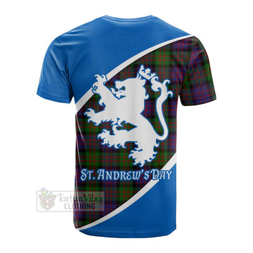 Coull Family Crest Tartan Cotton T-shirt Celebrate Saint Andrew's Day in Style Men's Shirt - Tartan Vibes Clothing