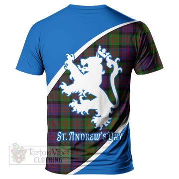Coull Family Crest Tartan T-Shirt Celebrate Saint Andrew's Day in Style - Tartan Vibes Clothing