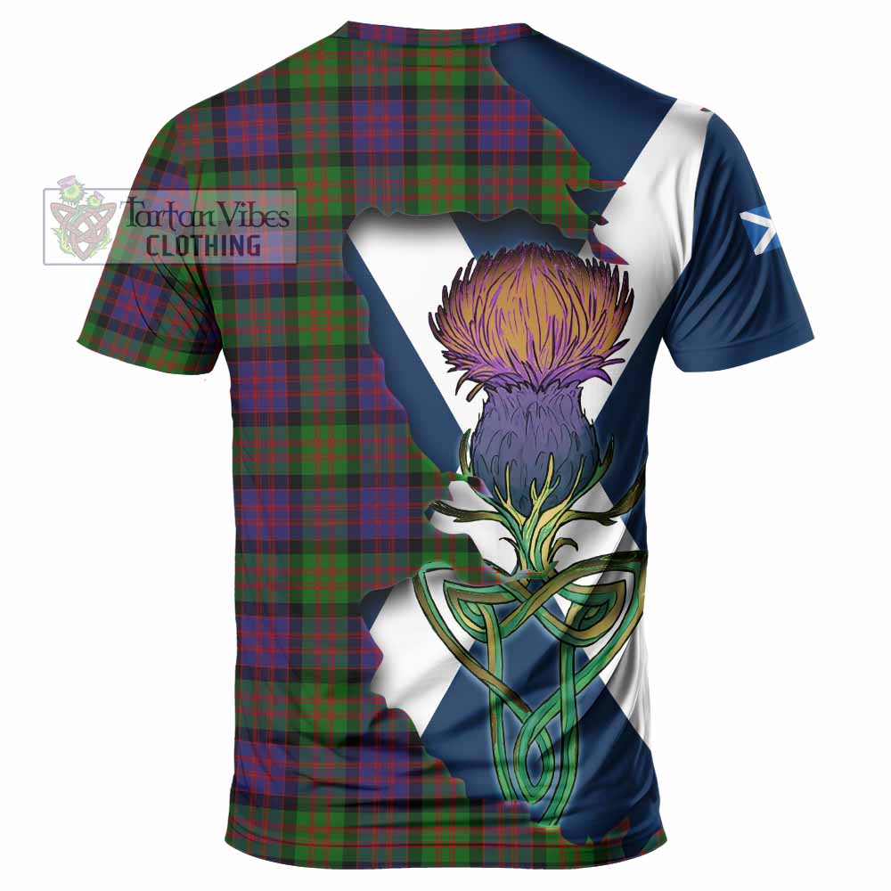 Coull Tartan Family Crest T-Shirt Scottish Thistle Celtic Inspired - Tartan Vibes Clothing