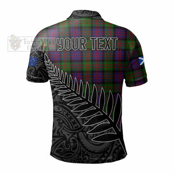 Coull Crest Tartan Polo Shirt with New Zealand Silver Fern Half Style