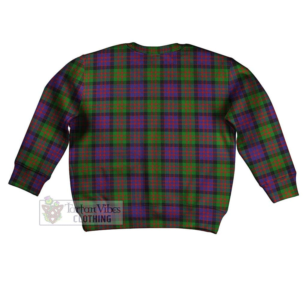 Coull Tartan Kid Ugly Sweater with Family Crest - Tartan Vibes Clothing