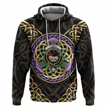 Coull Clan Crest Hoodie Celtic Scottish Thistle