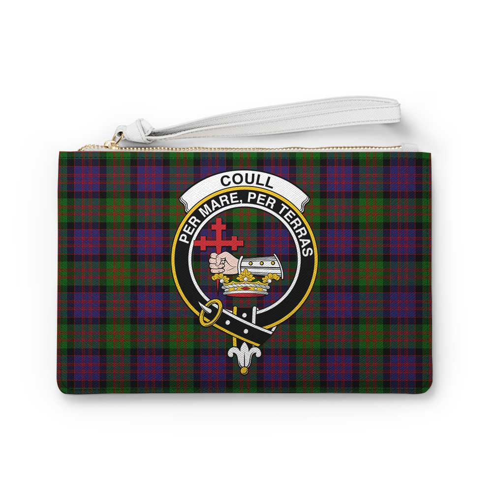 Tartan Vibes Clothing Coull Family Crest Tartan Clutch Bag