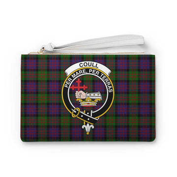 Tartan Vibes Clothing Coull Family Crest Tartan Clutch Bag