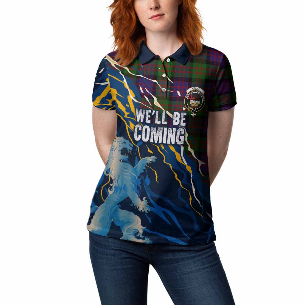 Coull Scotland Tartan Women Polo Shirt WC2026 Football - We'll Be Coming