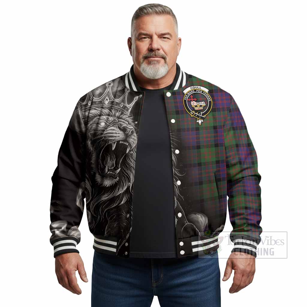 Coull Tartan Baseball Jacket Roaring Lion Heritage