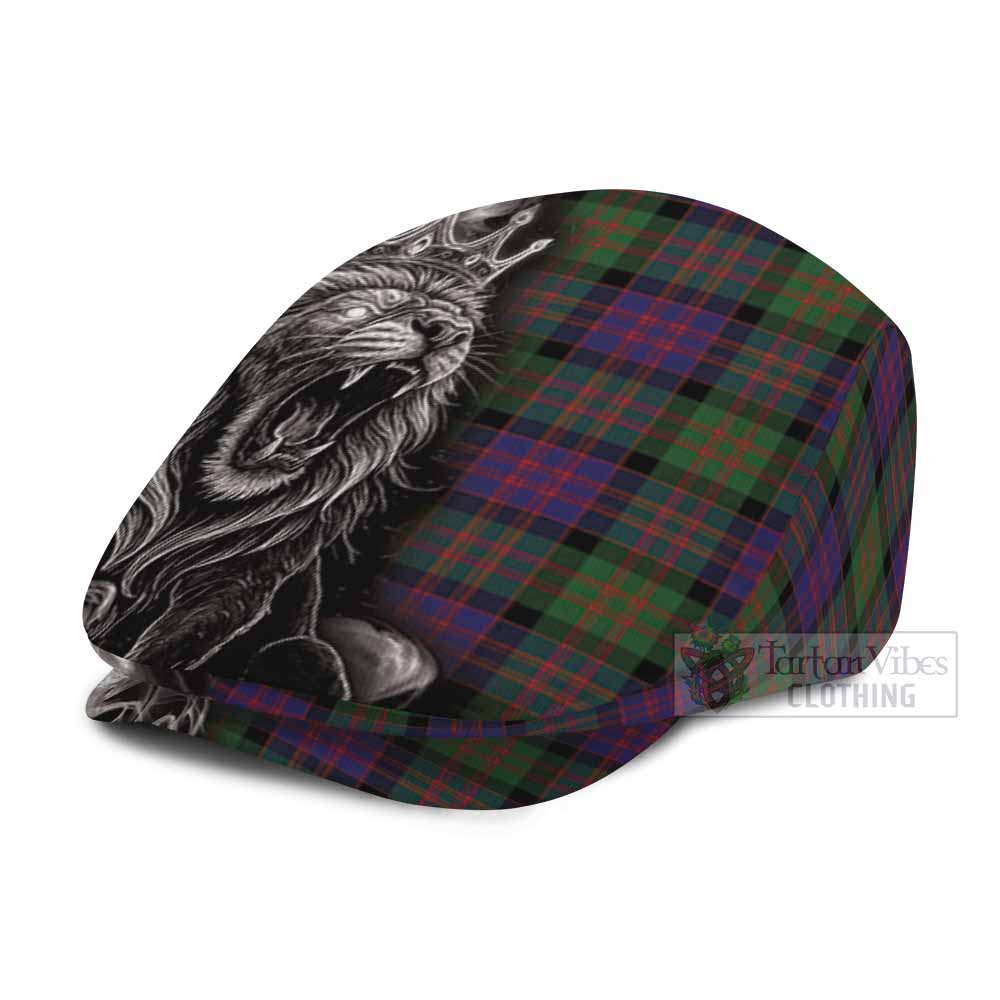 Coull Tartan Flat Cap, Jeff Cap Roaring Lion Heritage - Tartan Vibes Clothing