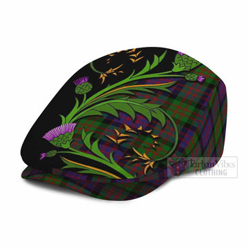 Coull Tartan Flat Cap, Jeff Cap Scottish Thistle Pride Heritage Art
