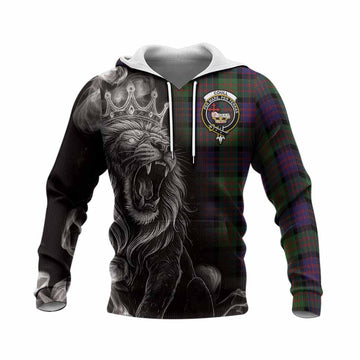 Coull Tartan Knitted Hoodie Roaring Lion Heritage