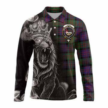 Coull Tartan Long Sleeve Polo Shirt Roaring Lion Heritage