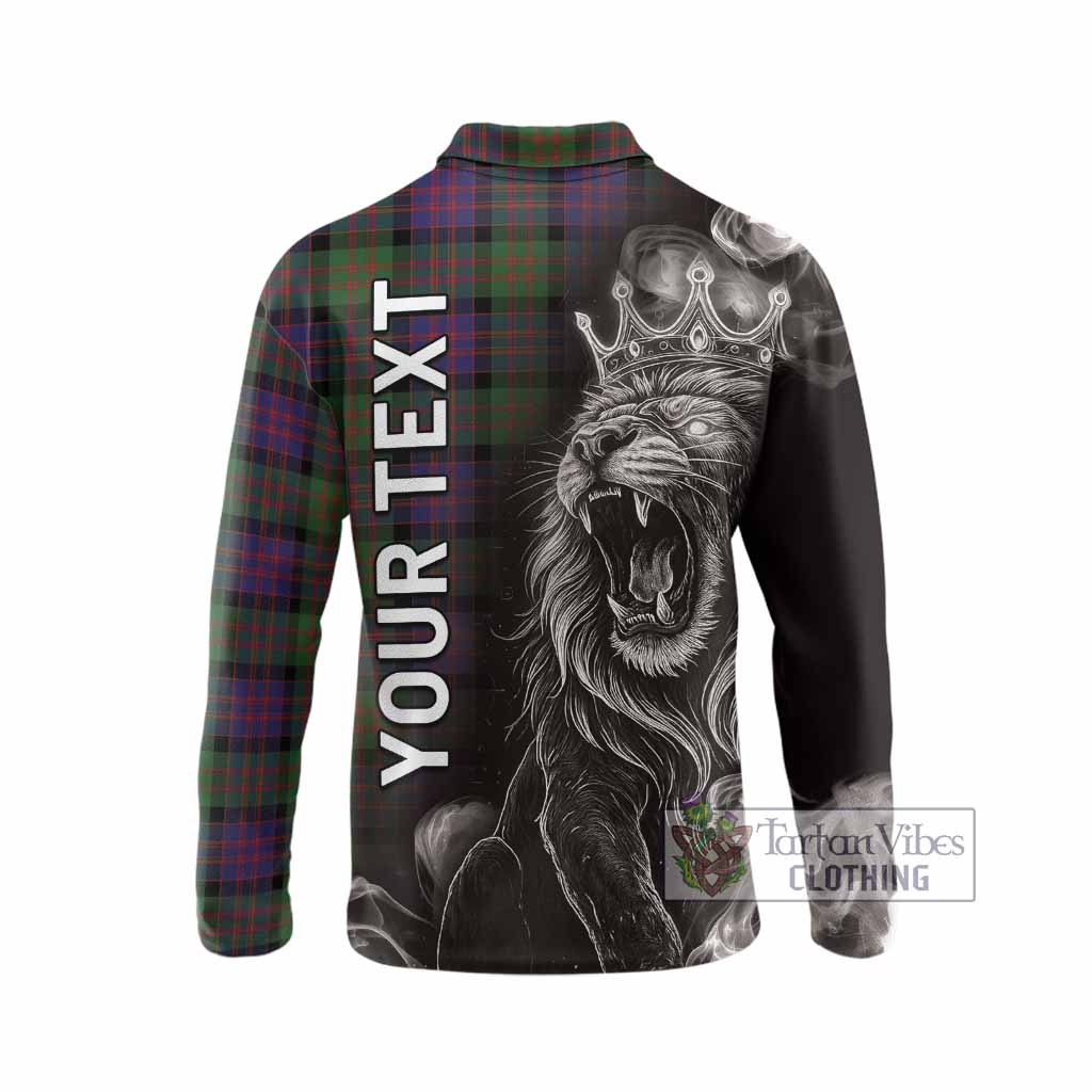 Coull Tartan Long Sleeve Polo Shirt Roaring Lion Heritage