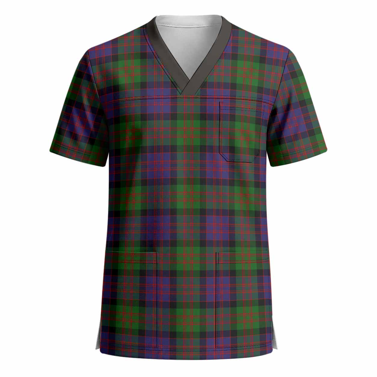 Coull Tartan Scrub Top - Tartan Vibes Clothing