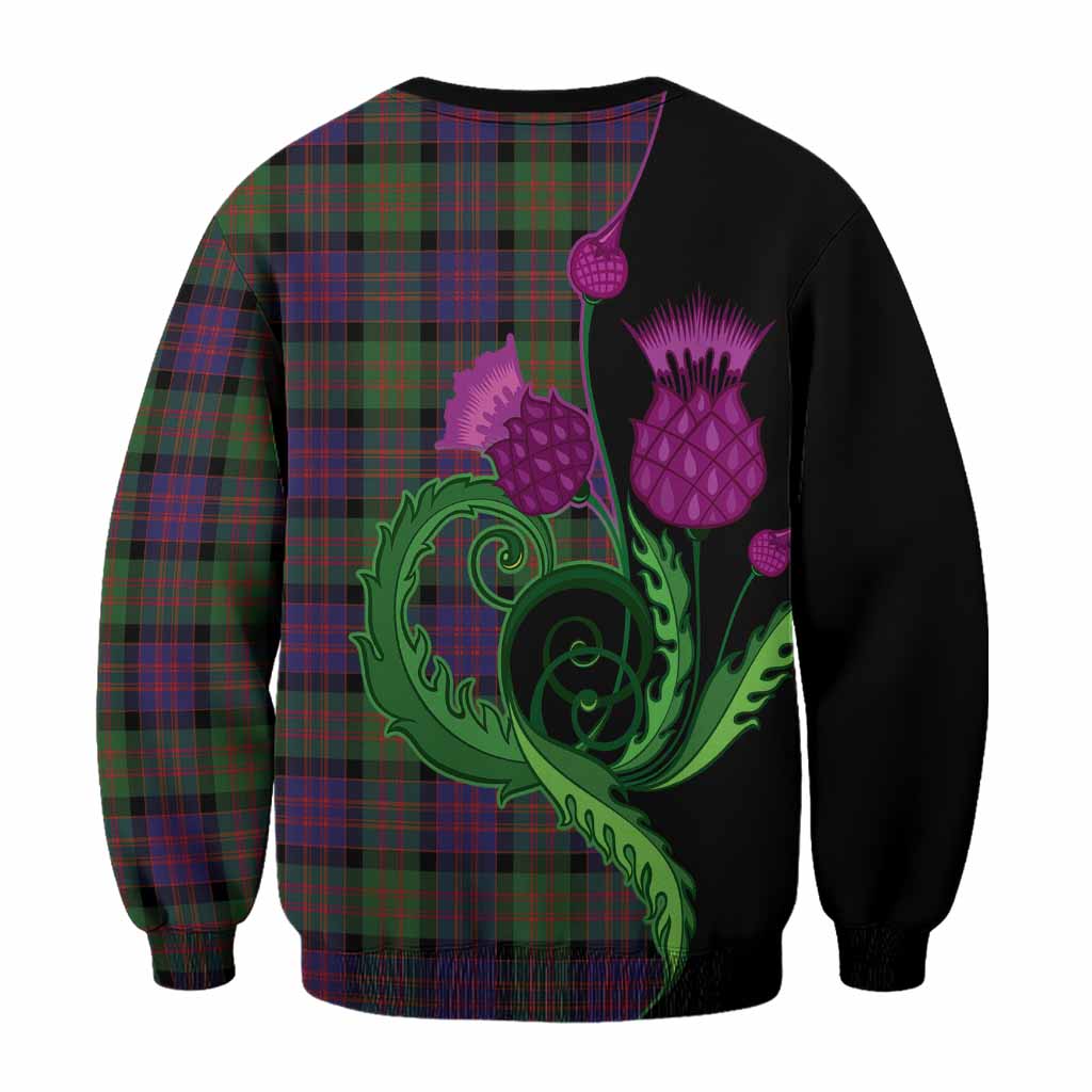 Coull Tartan Sweatshirt Traditional Scottish Thistle