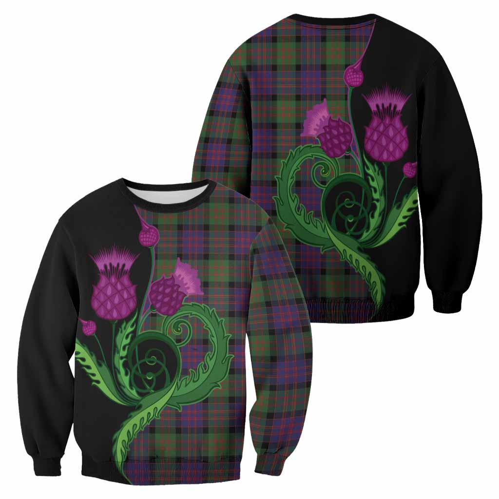 Coull Tartan Sweatshirt Traditional Scottish Thistle