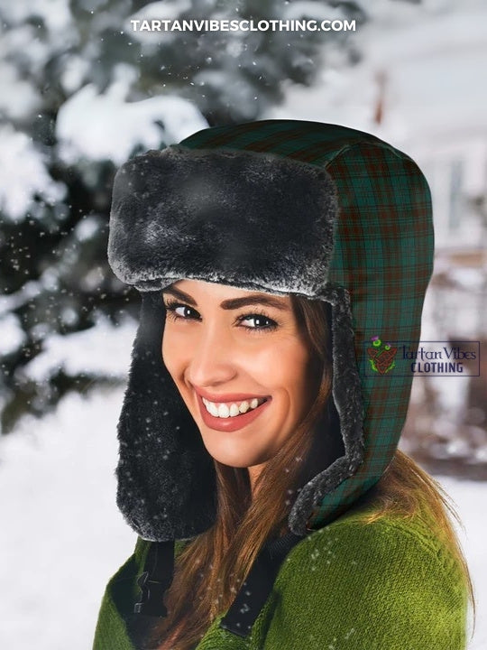 County Ireland Tartan Winter Trapper Hat