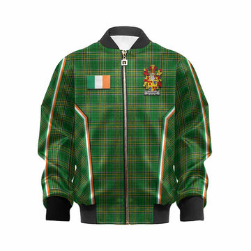 Courtney Irish Clan Coat of Arm Tartan Kid Bomber Jacket Flag Style