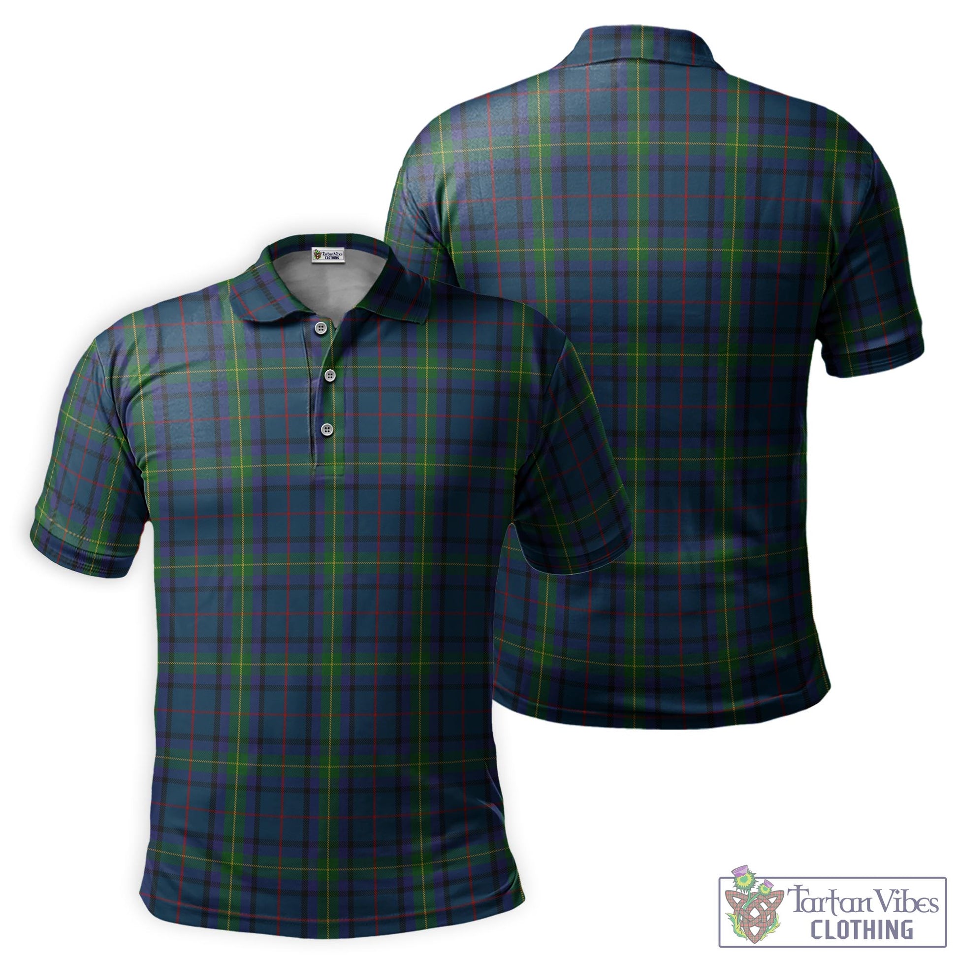 Cowie Tartan Men's Polo Shirt - Tartan Vibes Clothing
