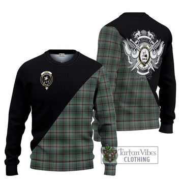 Craig Tartan Knitted Sweater with Family Crest and Military Logo Style Unisex - Tartanvibesclothing Shop