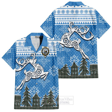 Craig Clan Christmas Hawaiian Shirt Celtic Reindeer Style