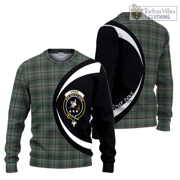 Craig Tartan Ugly Sweater with Family Crest Circle Style Unisex - Tartan Vibes Clothing