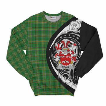 Craig Irish Clan Sweatshirt Celtic Circle Style Unisex - Tartan Vibes Clothing