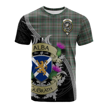 Tartan Vibes Clothing Craig Tartan Family Crest Cotton T-shirt Lion Rampant Royal Thistle Shield Celtic Inspired