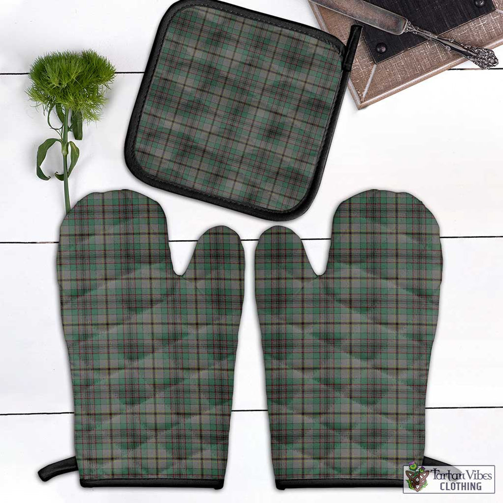 Craig Tartan Combo Oven Mitt & Pot-Holder Combo 1 Oven Mitt & 1 Pot-Holder Black - Tartan Vibes Clothing