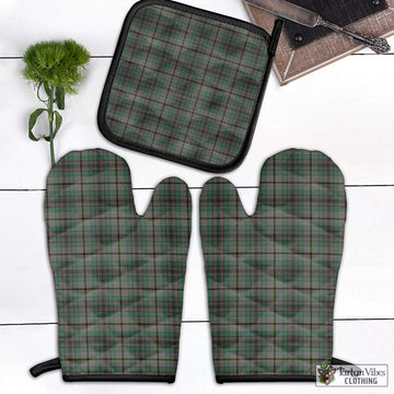 Craig Tartan Combo Oven Mitt & Pot-Holder Combo 1 Oven Mitt & 1 Pot-Holder Black - Tartan Vibes Clothing