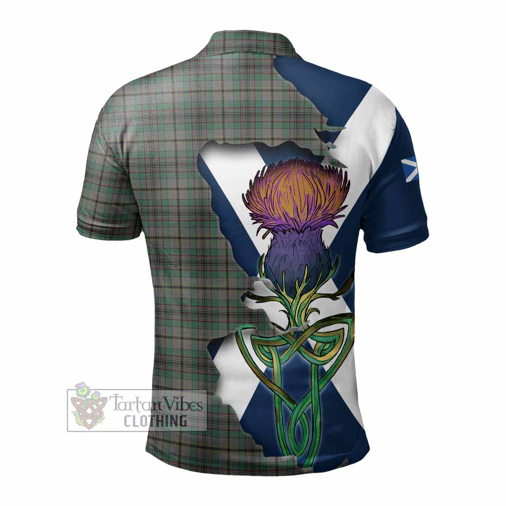 Tartan Vibes Clothing Craig Tartan Family Crest Polo Shirt Scottish Thistle Celtic Inspired