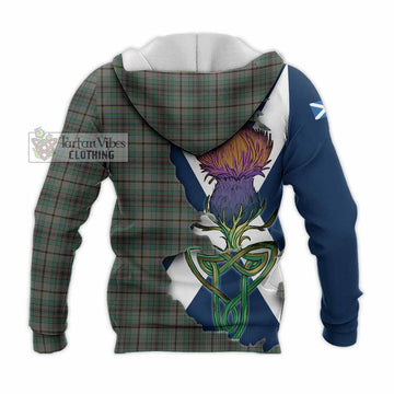 Craig Tartan Family Crest Knitted Hoodie Scottish Thistle Celtic Inspired