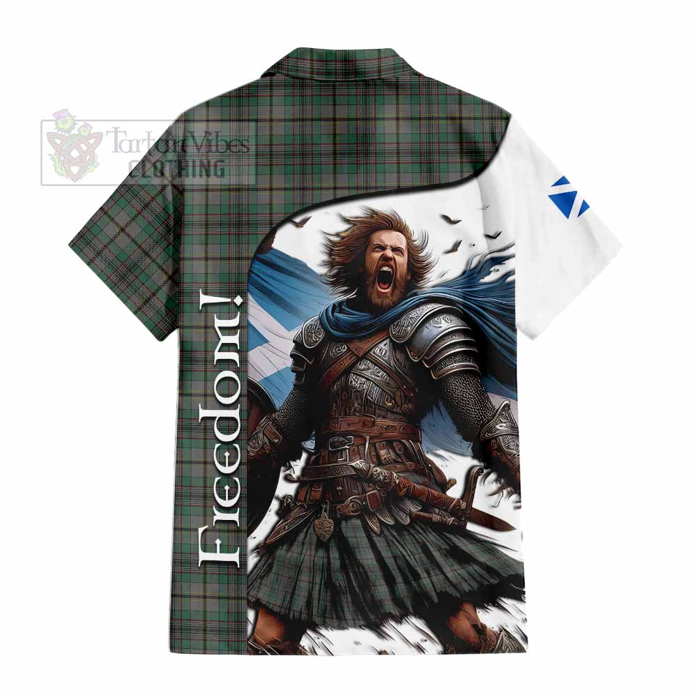 Craig Crest Tartan Hawaiian Shirt Inspired by the Freedom of Scottish Warrior - Tartan Vibes Clothing