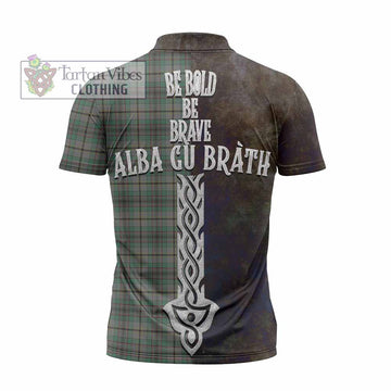 Craig Tartan Family Crest Zipper Polo Shirt Alba Gu Brath Be Brave Lion Ancient Style