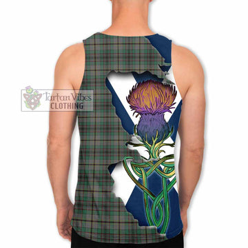 Craig Tartan Family Crest Men's Tank Top Scottish Thistle Celtic Inspired
