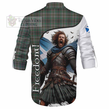 Craig Crest Tartan Ghillie Kilt Shirt Inspired by the Freedom of Scottish Warrior