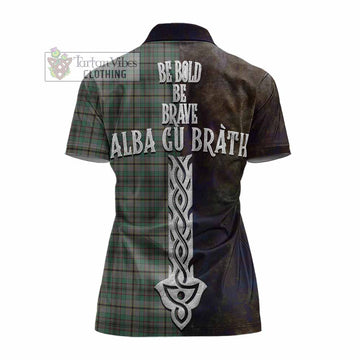 Craig Tartan Family Crest Women's Polo Shirt Alba Gu Brath Be Brave Lion Ancient Style