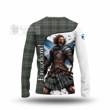 Craig Crest Tartan Long Sleeve T-Shirt Inspired by the Freedom of Scottish Warrior