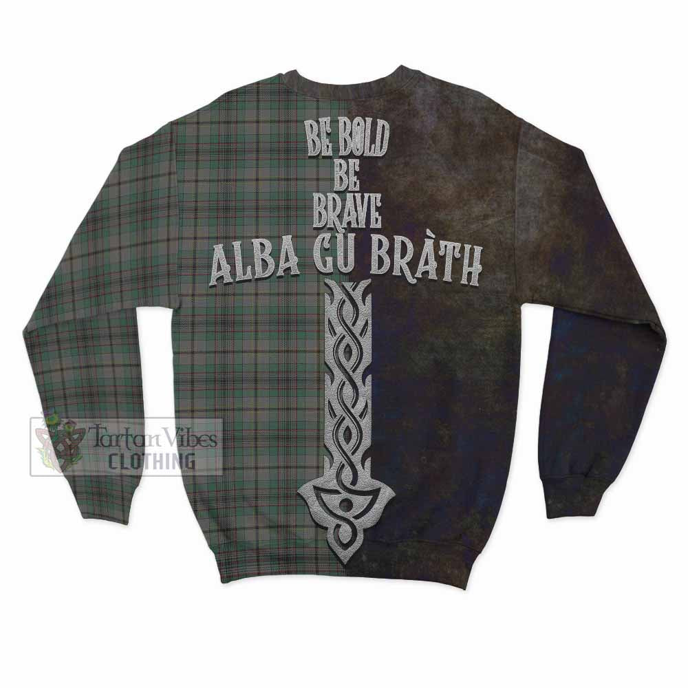 Craig Tartan Family Crest Sweatshirt Alba Gu Brath Be Brave Lion Ancient Style - Tartan Vibes Clothing