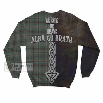 Craig Tartan Family Crest Sweatshirt Alba Gu Brath Be Brave Lion Ancient Style