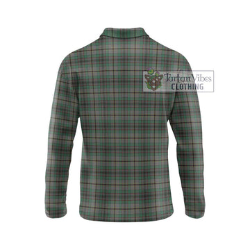 Craig Tartan Long Sleeve Polo Shirt with Family Crest DNA In Me Style - Tartanvibesclothing Shop