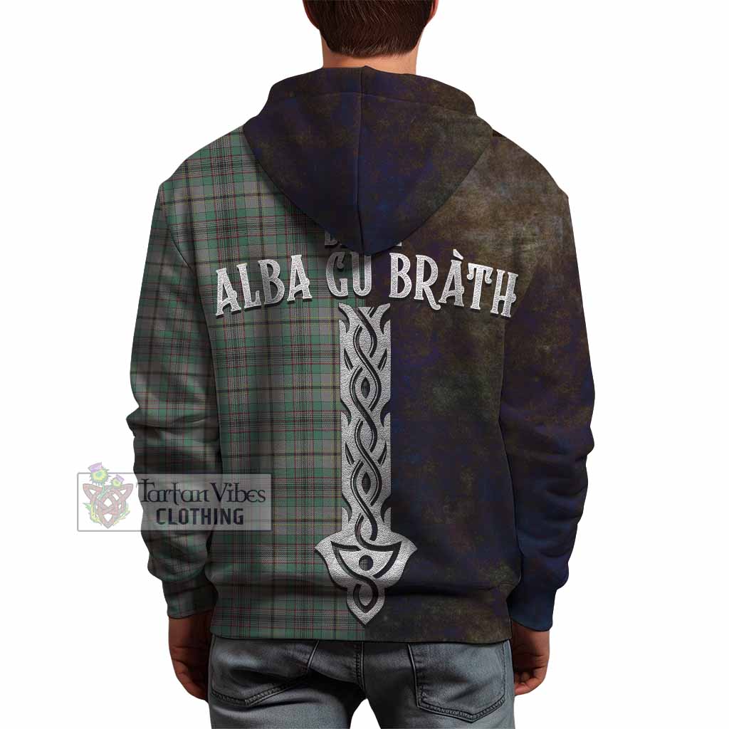 Tartan Vibes Clothing Craig Tartan Family Crest Hoodie Alba Gu Brath Be Brave Lion Ancient Style