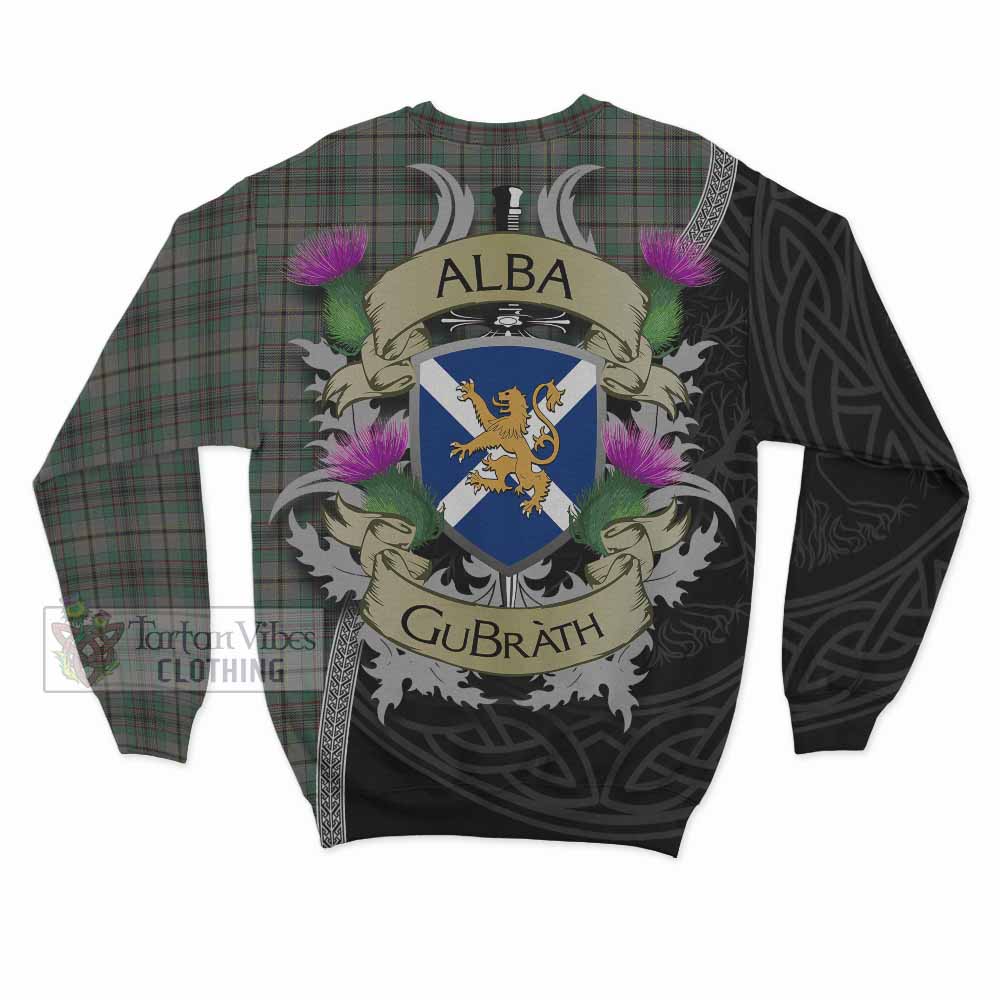 Tartan Vibes Clothing Craig Tartan Family Crest Sweatshirt Lion Rampant Royal Thistle Shield Celtic Inspired