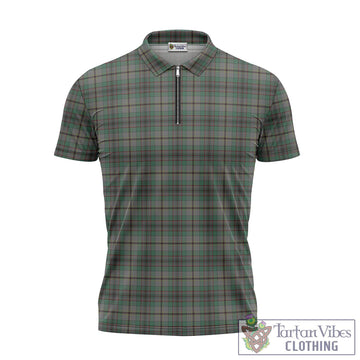 Craig Tartan Zipper Polo Shirt
