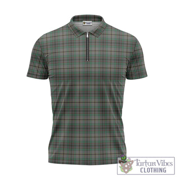 Tartan Vibes Clothing Craig Tartan Zipper Polo Shirt